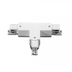 Σύνδεσμος Ένωση ΤΑΦ Για Τριφασική Ράγα Οροφής 4 Καλωδίων Σε Λευκό ACA