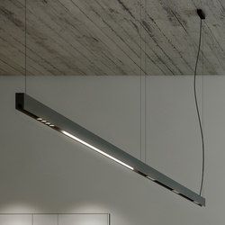LED Γραμμικό Κρεμαστό Φωτιστικό 152 cm AISHAC Με Συνδυασμό Spot Φωτισμού Κλειστών Μοιρών και Γραμμικού Ενιαίου Φωτισμού