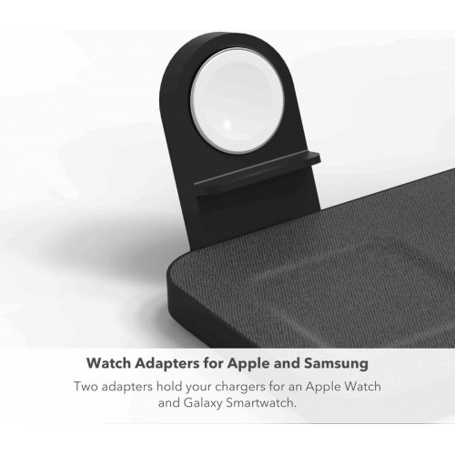 Mophie Snap+ 3 in 1 Charging Stand Οικιακός Μαγνητικός ταχυφορτιστής ισχύος 15W σε χρώμα γκρι