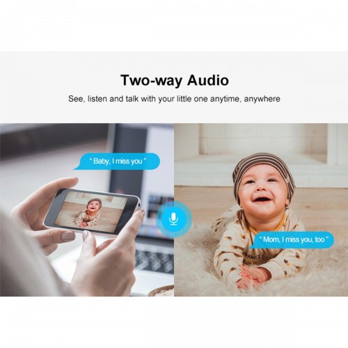 SONOFF GK-200MP2-B-R2 - Wi-Fi Wireless IP Security Camera 1080P IR Night Vision PTZ