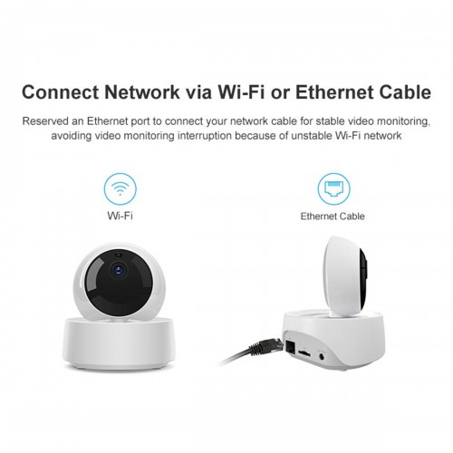 SONOFF GK-200MP2-B-R2 - Wi-Fi Wireless IP Security Camera 1080P IR Night Vision PTZ