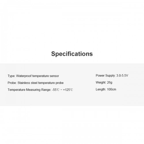 SONOFF DS18B20-R2 - Smart Temperature TH Sensor Waterproof IP68 for TH10 & TH16 Models
