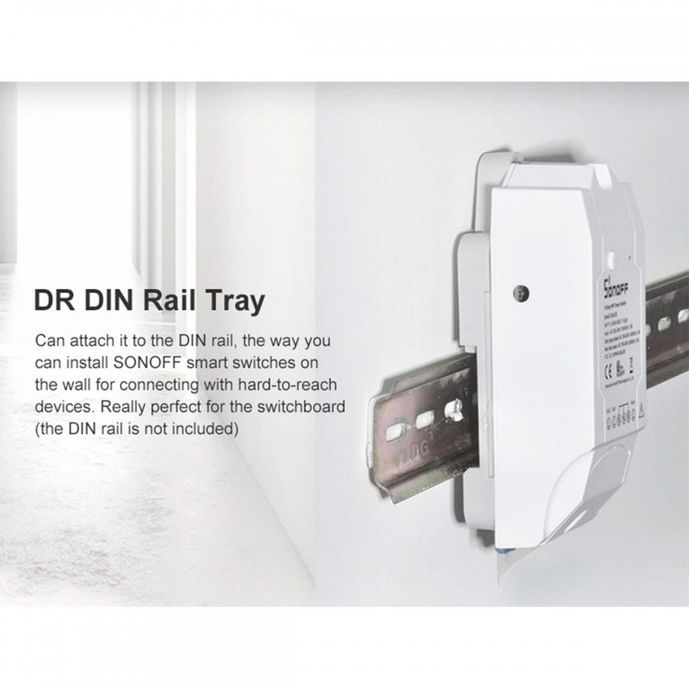 SONOFF DR-R2 - DIN Rail Tray for SONOFF Smart Switches