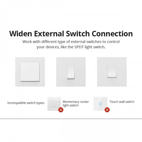 SONOFF ZBMINI-R3 - Zigbee Wireless Smart Switch Two Way Dual Relay - 2 Output Channel