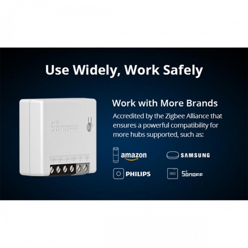 SONOFF ZBMINI-R3 - Zigbee Wireless Smart Switch Two Way Dual Relay - 2 Output Channel