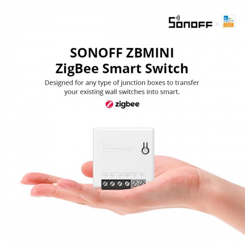 SONOFF ZBMINI-R3 - Zigbee Wireless Smart Switch Two Way Dual Relay - 2 Output Channel