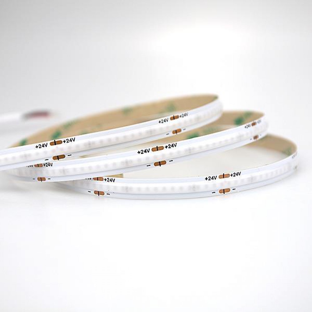 5 Μέτρα ΤΑΙΝΙΑ LED COB 5M 12W 24V ΜΠΛΕ 480L/M IP44 PRO EUROLAMP