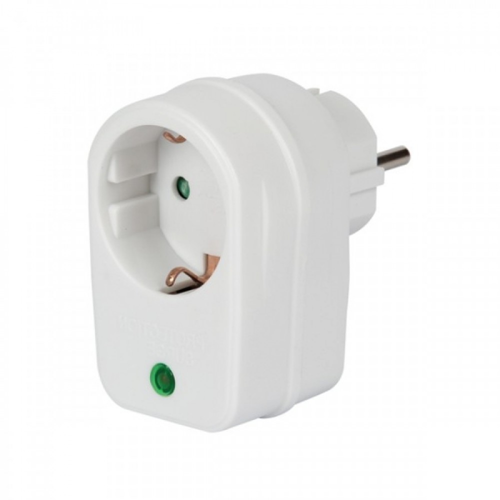 ΑΝΤΑΠΤΟΡΑΣ SCHUKO ΜΕ ΠΡΟΣΤΑΣΙΑ ΥΠΕΡΤΑΣΗΣ - Spotlight