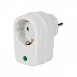 ΑΝΤΑΠΤΟΡΑΣ SCHUKO ΜΕ ΠΡΟΣΤΑΣΙΑ ΥΠΕΡΤΑΣΗΣ - Spotlight