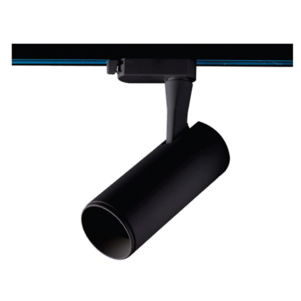 ΣΠΟΤ ΡΑΓΑΣ Τριφασικό 4 Καλωδίων Μαύρο 1xGU10 - ACA