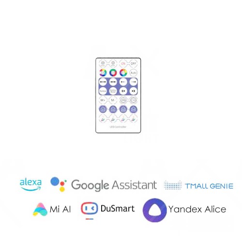 LED ΛΑΜΠΑΚΙΑ ΣΕ ΣΕΙΡΑ “SMART APP” 100RGB LED SMART STRING CONNECTABLE, 10m, USB, REMOTE & APP, IP44, 3m ΚΑΛΩΔΙΟ ΤΡΟΦΟΔΟΣΙΑΣ - ACA Christmas