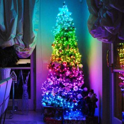 400 ΕΞΥΠΝΑ ΛΑΜΠΑΚΙΑ ΧΤΑΠΟΔΙ ΠΟΛΥΧΡΩΜΑ 200cm ΤΗΛΕΧΕΙΡΙΣΤΉΡΙΟ & ΕΦΑΡΜΟΓΗ (MAX 3 ΣΕΤ) IP44 5m ΚΑΛΩΔΙΟ - ACA Christmas