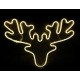 REINDEER HEAD Τάρανδος Θερμό NEON LED 3m 300 LED IP44 - ACA Christmas
