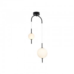 LED Φωτιστικό Οροφής Από Μέταλλο Και Γυαλί 11W AMELIA - Aca Decor