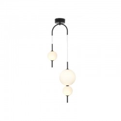 LED Φωτιστικό Οροφής Από Μέταλλο Και Γυαλί 15W AMELIA - Aca Decor