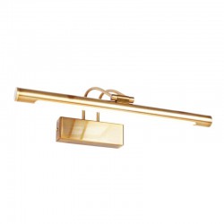 LED Φωτιστικό Μπάνιου Από Ανοξείδωτο Ατσάλι Σε Ορείχαλκο 8W IP44 ARIA - Aca Decor