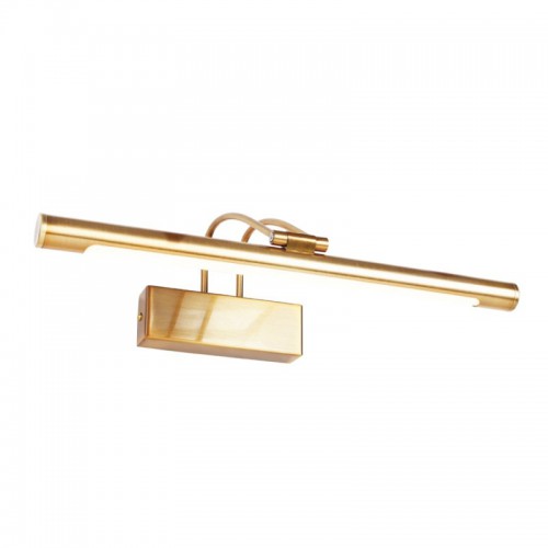 LED Φωτιστικό Μπάνιου Από Ανοξείδωτο Ατσάλι Σε Ορείχαλκο 8W IP44 ARIA - Aca Decor