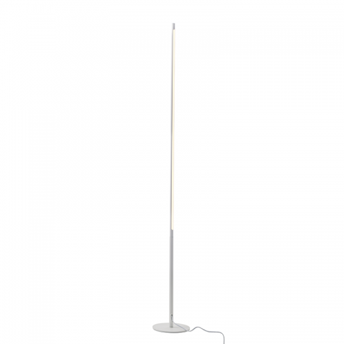 LED Φωτιστικό Δαπέδου Αλουμινίου Με Touch Dimmer Λευκό 18W 1440lm AVENUE - ACA Decor