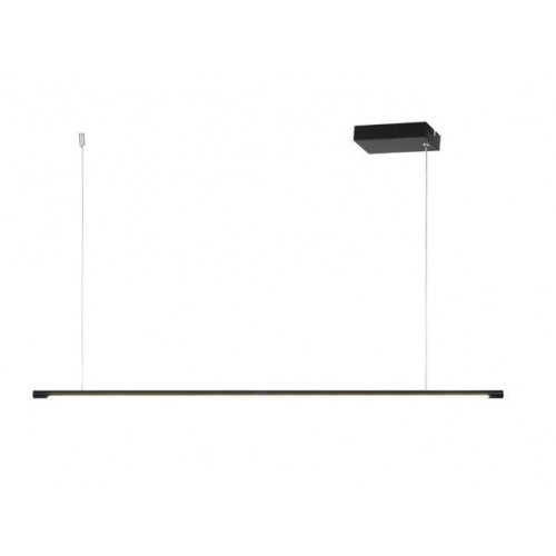 LED Κρεμαστό Φωτιστικό Αλουμινίου Με Touch Dimmer Μαύρο 18W 1440lm AVENUE - ACA Decor