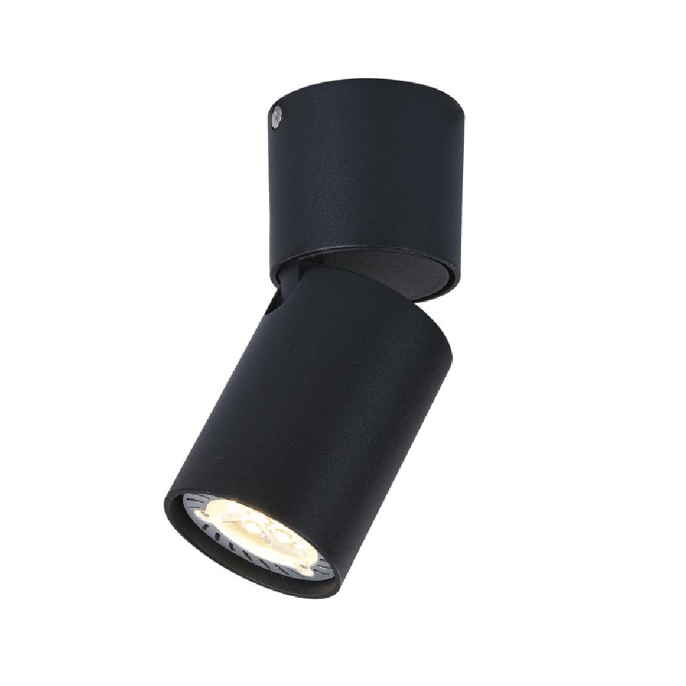 Σποτ Ρυθμιζόμενο Σε Μαύρο Χρώμα 1XGU10 ELITIS - Aca Decor