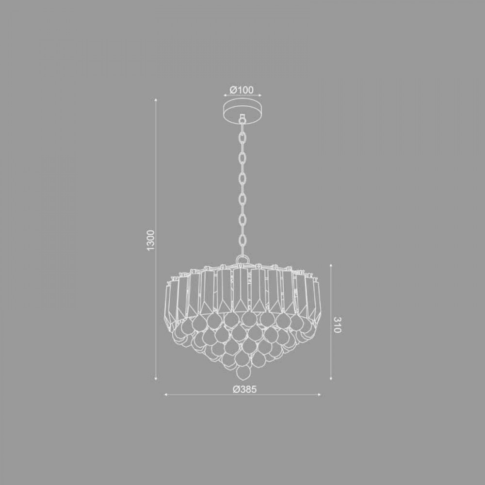 Κρεμαστό Φωτιστικό Τρίφωτο Από Μέταλλο Σε Χρυσό ή Χρώμιο 3xE14 GRAPPA - ACA DECOR