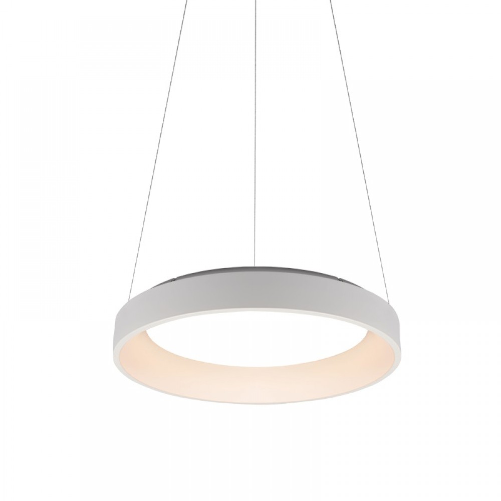 LED Κρεμαστό Φωτιστικό Μεταλλικό Σε Λευκό Ή Μαύρο Χρώμα 80W Ø78cm - ACA Decor