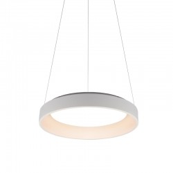 LED Κρεμαστό Φωτιστικό Μεταλλικό Σε Λευκό Ή Μαύρο Χρώμα 80W Ø78cm - ACA Decor