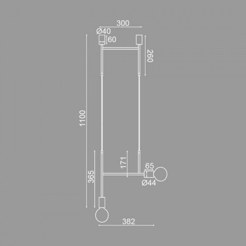 Κρεμαστό Φωτιστικό Μεταλλικό Σε Μαύρο ή Χρυσό Χρώμα 2XE27 KYOTO - ACA DECOR
