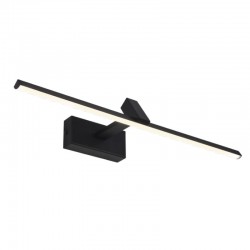 LED Φωτιστικό Μπάνιου Μαύρο Μεταλλικό 8W IP20 MIRAR - Aca Decor