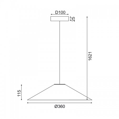 Κρεμαστό Φωτιστικό Από Φυσικό Ξύλο Ø36cm 1xGX53 NAIROBI - ACA Decor