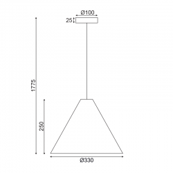 Κρεμαστό Φωτιστικό Από Φυσικό Ξύλο Ø33cm 1x E27 NAIROBI - ACA Decor