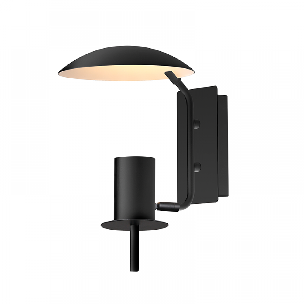 Φωτιστικό Τοίχου Μεταλλικό Σε Μαύρο Χρώμα 1xGU10 35W PARACHUTE - ACA Decor