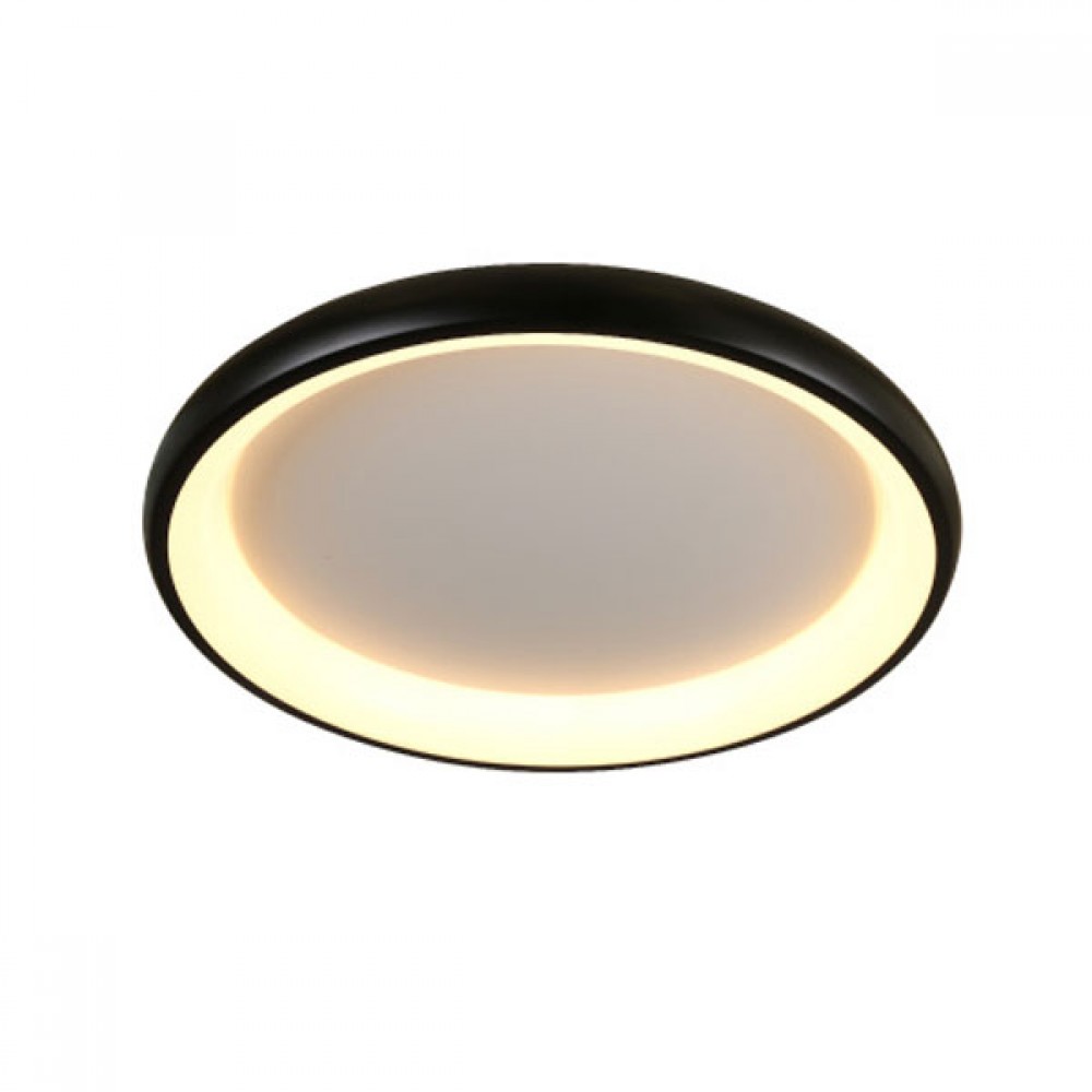 LED Πλαφονιέρα Μεταλλική Σε Λευκό Ή Μαύρο Χρώμα 48W Ø61cm - ACA Decor