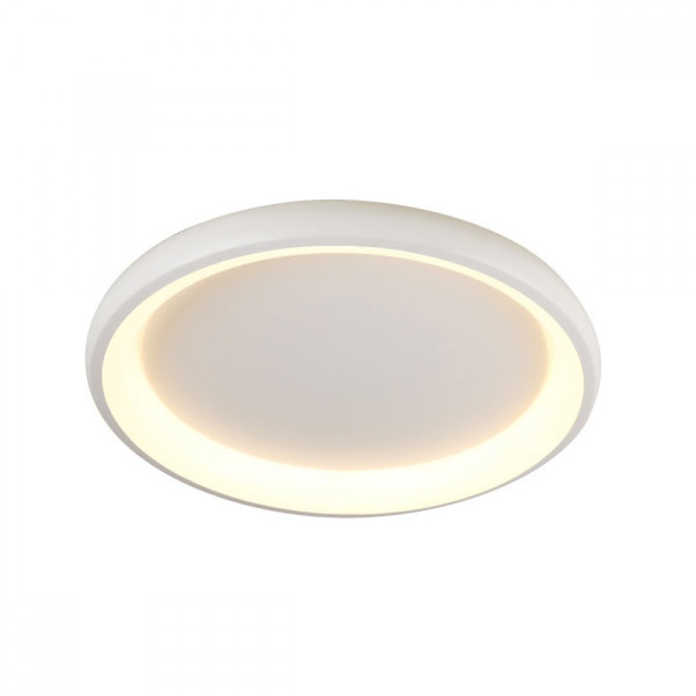 LED Πλαφονιέρα Μεταλλική Σε Λευκό Ή Μαύρο Χρώμα 48W Ø61cm - ACA Decor