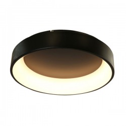 LED Πλαφονιέρα Μεταλλική Σε Μαύρο Χρώμα 48W Ø60cm - ACA Decor