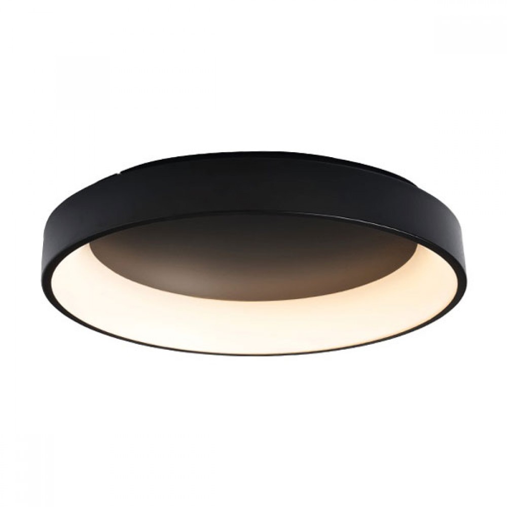 LED Πλαφονιέρα Μεταλλική Σε Λευκό Ή Μαύρο Χρώμα 80W Ø78cm - ACA Decor