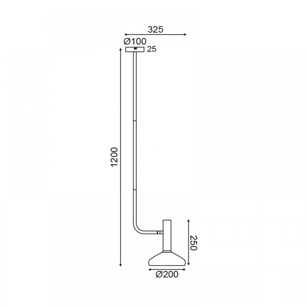 Vintage Φωτιστικό Οροφής Από Μέταλλο Σε Ορειχάλκινο Και Μαύρο Χρώμα 1xE27 SHERLOCK - ACA Decor