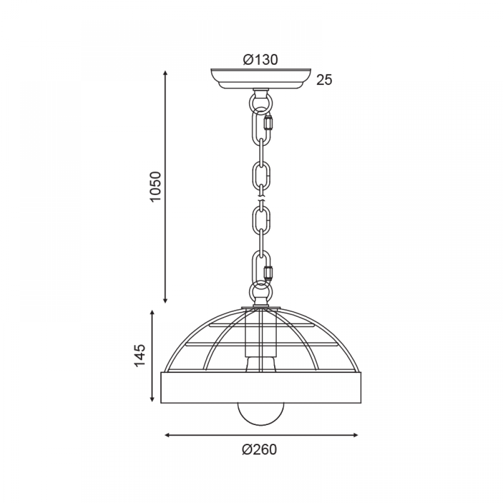 Vintage Κρεμαστό Φωτιστικό Μονόφωτο Μεταλλικό Μαύρο Και Ξύλο 1x E27 TESLA - ACA DECOR