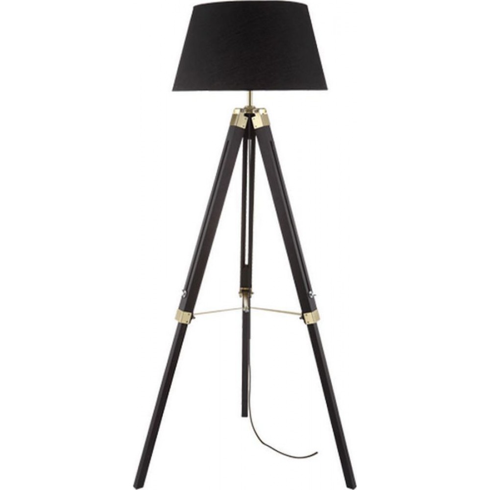 Φωτιστικό Δαπέδου Ξύλινο Σε Μπεζ Αποχρώση 1x E27 - ACA DECOR