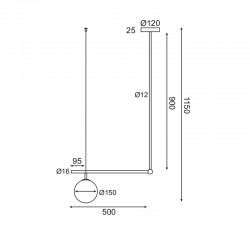 Φωτιστικό Οροφής Ορειχάλκινο Μεταλλικό Και Λευκό Οπάλ Γυαλί 1xE27 THETIS - ACA Decor