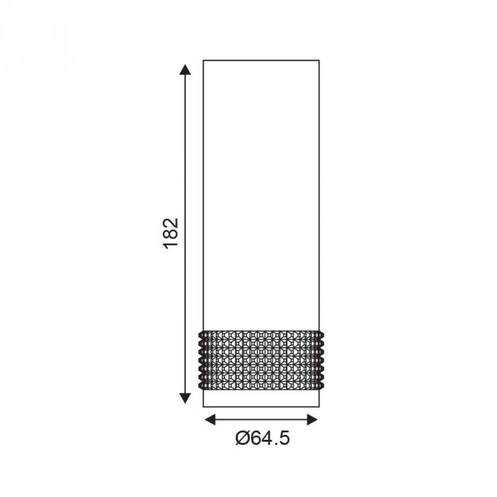 Σποτ Φωτιστικό Οροφής Αλουμινίου Μαύρο 1x GU10 - ACA Decor