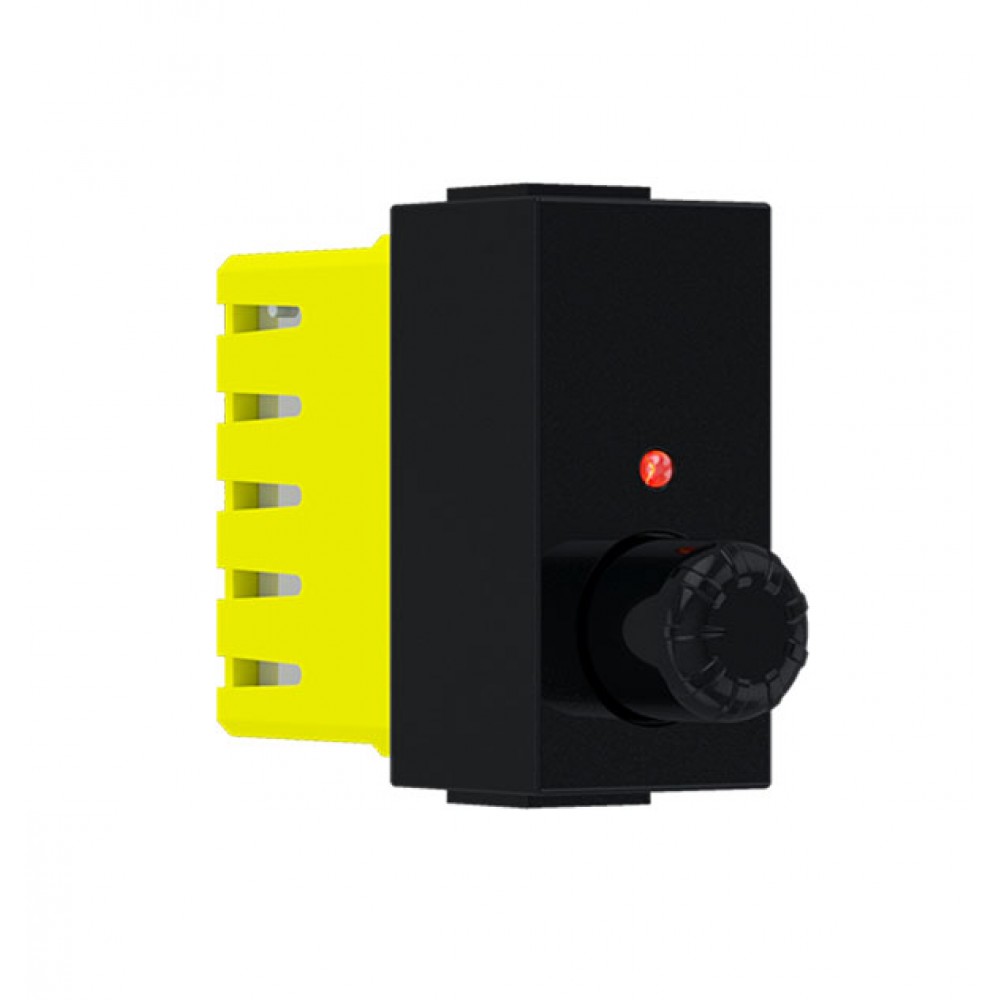 MODYS Περιστροφικός Ροοστάτης Μαύρο Ματ 1 ΣΤ. 1P 40-300W 250VAC IP20 - Aca Elec