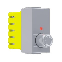 MODYS Αλερετούρ Περιστροφικός Ροοστάτης Ασημί 1 ΣΤ. 1P 40-300W 250VAC IP20 - Aca Elec