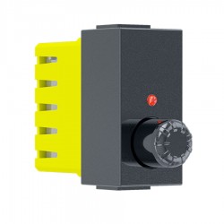MODYS Περιστροφικός Ροοστάτης Ανθρακί 1 ΣΤ. 1P 40-300W 250VAC IP20 - Aca Elec