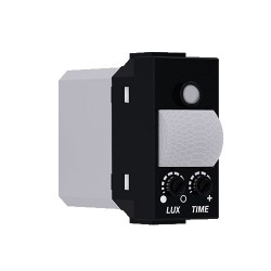 MODYS Ανιχνευτής Κίνησης PIR Μαύρος Ματ 1 ΣΤ. 1P 5(1)A 230VAC IP20 - Aca Elec