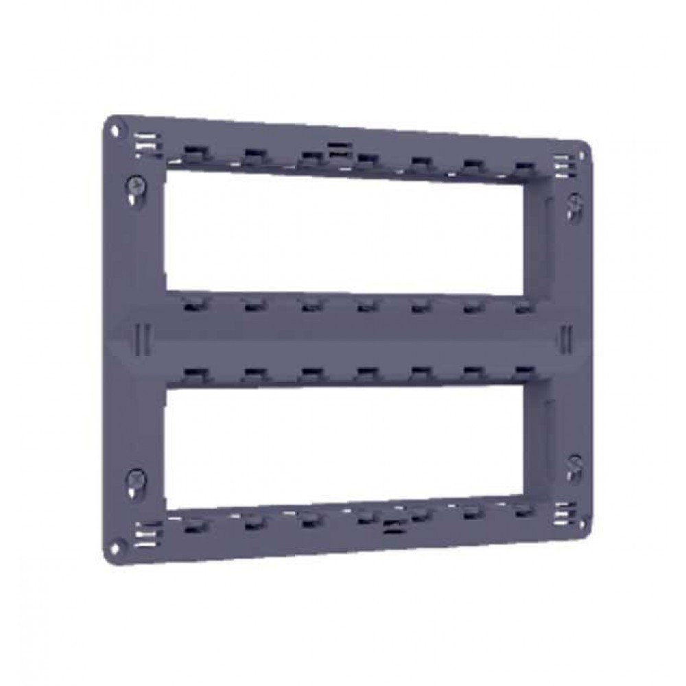 MODYS Πλαστική Βάση Στήριξης 2x7 Στοιχείων με Βίδες - Aca Elec