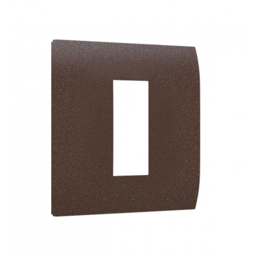 MODYS Πλαίσιο 1 ΣΤ.  Σκούρο Καφέ - Aca Elec