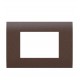 MODYS Πλαίσιο 3 ΣΤ. Σκούρο Καφέ - Aca Elec