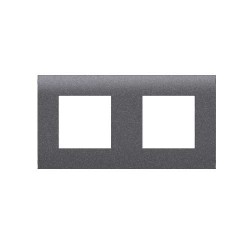 MODYS Πλαίσιο 2×2 ΣΤ. Γκρι Σαγρέ - Aca Elec