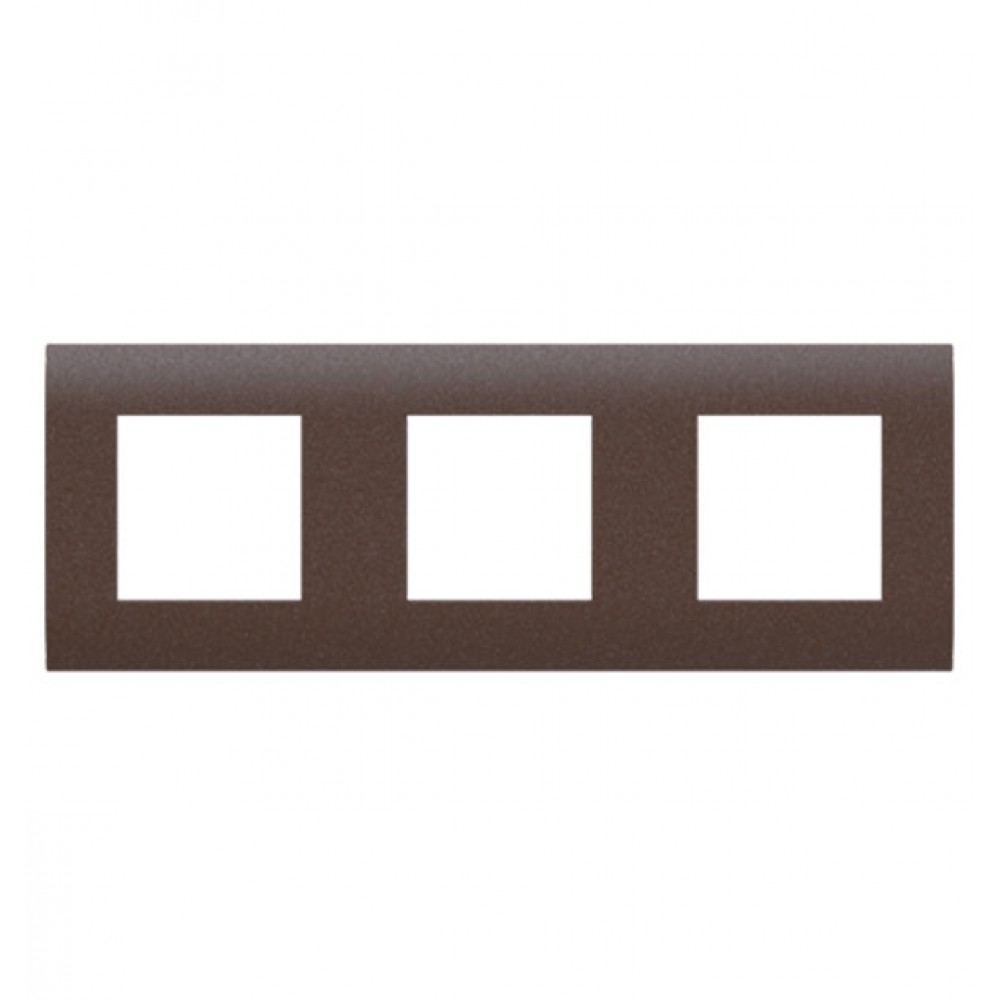 MODYS Πλαίσιο 3x2 ΣΤ. Σκούρο Καφέ - Aca Elec